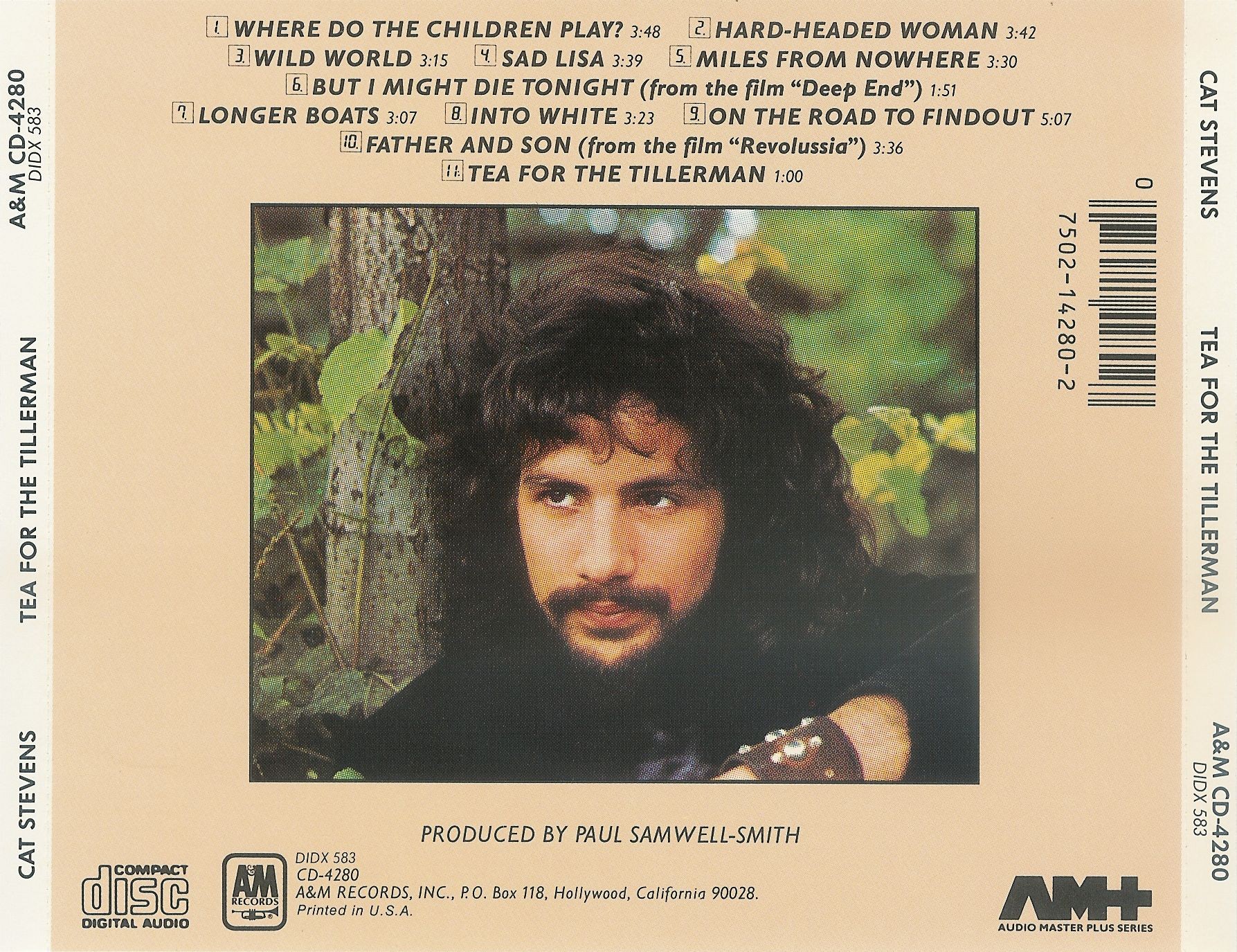 Cat Stevens  Tea For The tillerman : Back v2  us